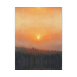 Sunrise Mist Matte Canvas Art