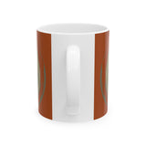 Earth Core - Earthy Brown Ceramic Coffee Cup