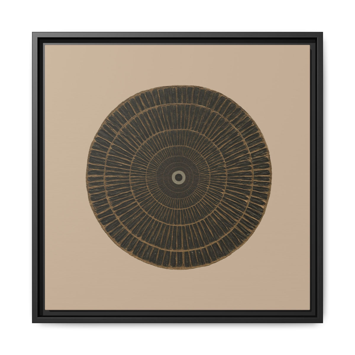 Wood Grain Mandala  Canvas