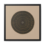 Wood Grain Mandala  Canvas