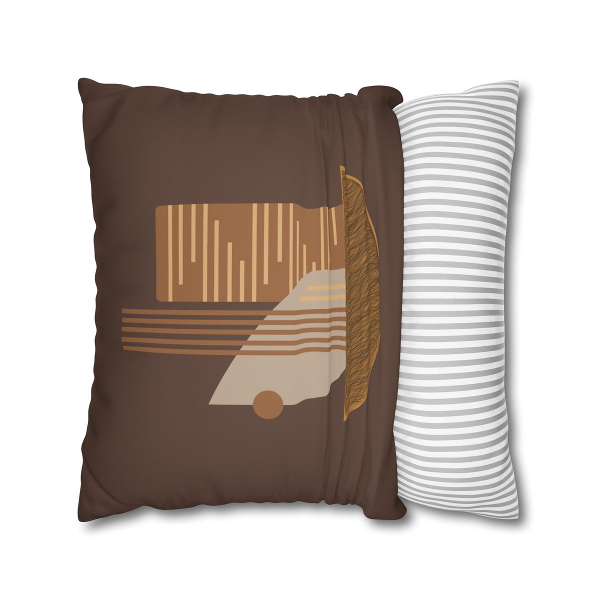 Balanced Earth Faux Suede Pillowcase