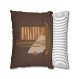 Balanced Earth Faux Suede Pillowcase