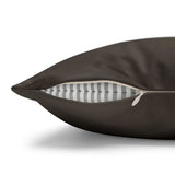 Rustic Spiral Wood Decorative Pillow
