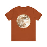Full Moon Graphic Tee — Vintage Moon Astronomy T‑Shirt