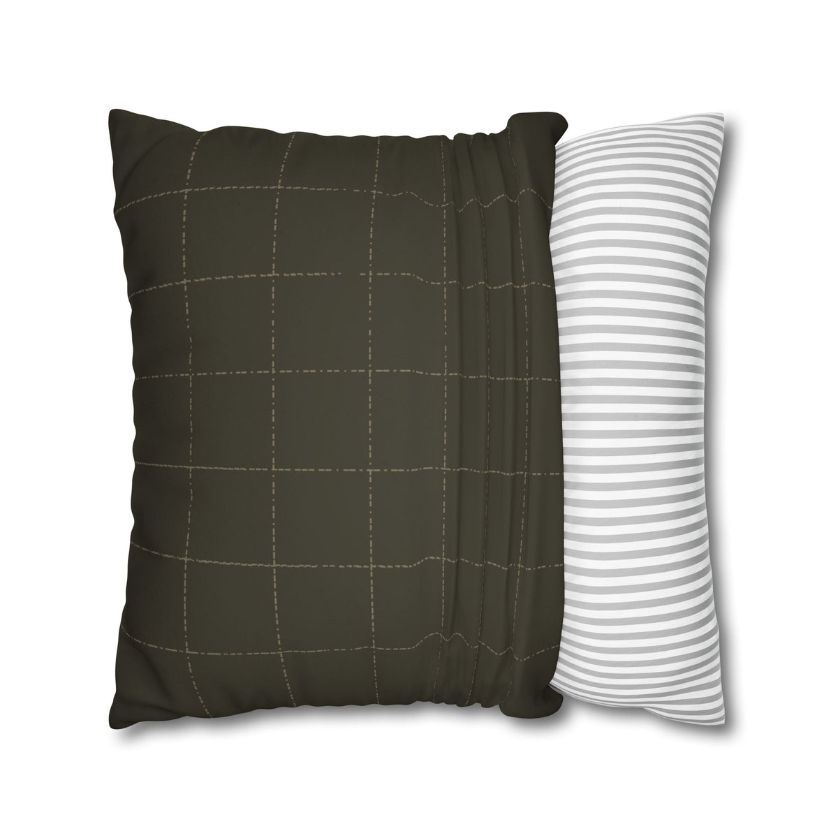 Faux Suede Square Pillowcase