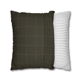 Faux Suede Square Pillowcase
