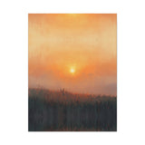 Sunrise Mist Matte Canvas Art