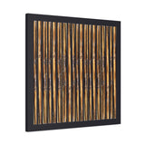Bamboo Stripe Matte Canvas Print — Stretched Wall Art (1.25")