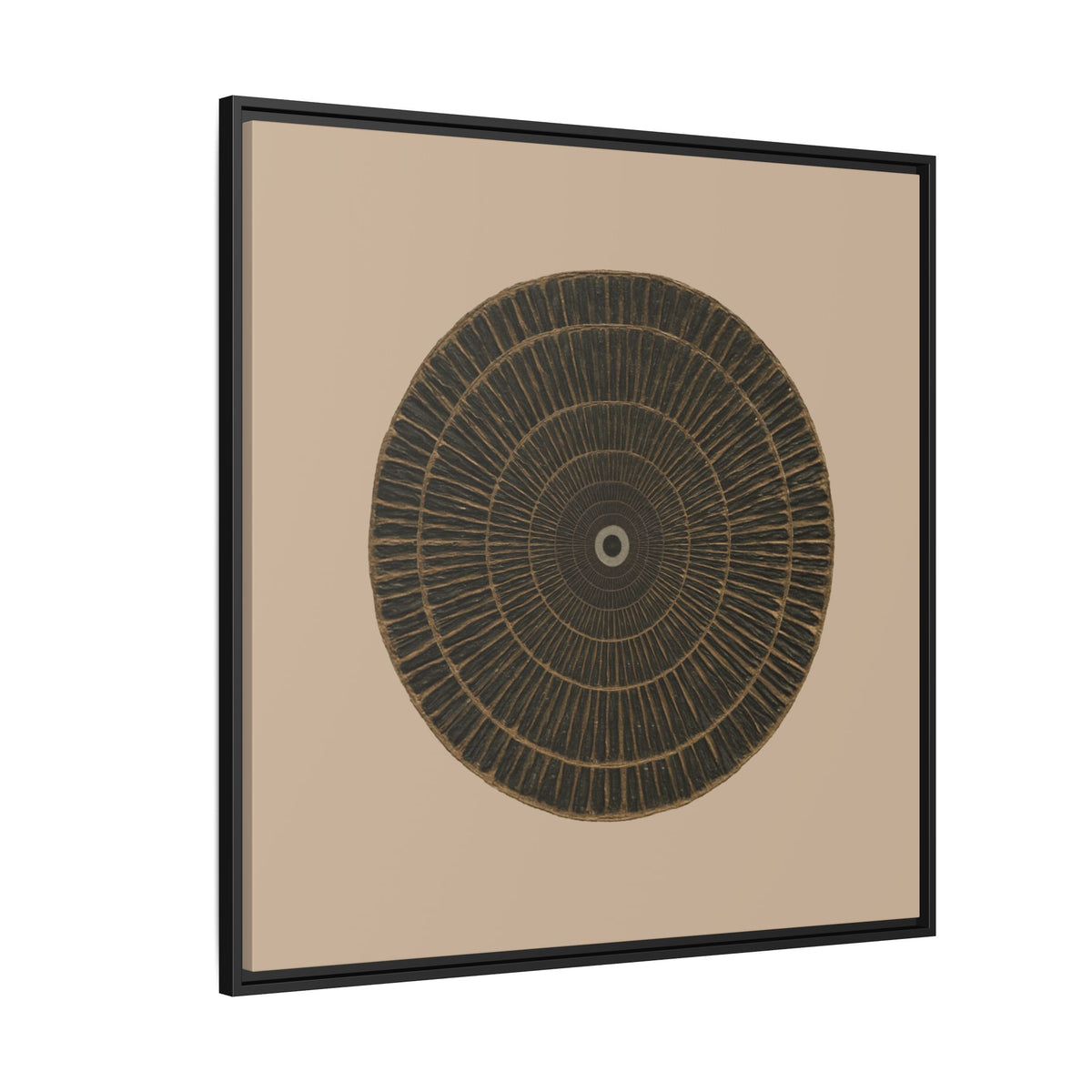 Wood Grain Mandala  Canvas