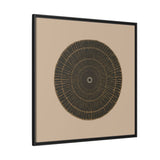 Wood Grain Mandala  Canvas