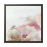 Cloud Bloom Framed Canvas Print