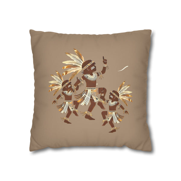 Tribal Fluid Faux Suede Pillowcase