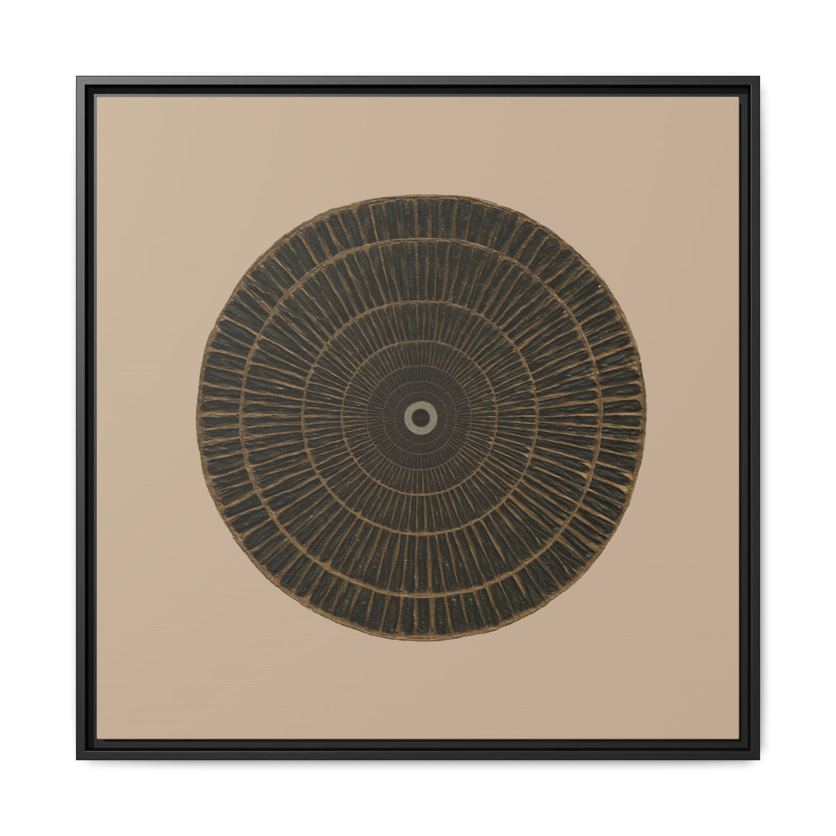 Wood Grain Mandala  Canvas