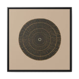 Wood Grain Mandala  Canvas