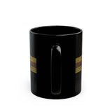 Earthbound Lines Black Ceramic Mug