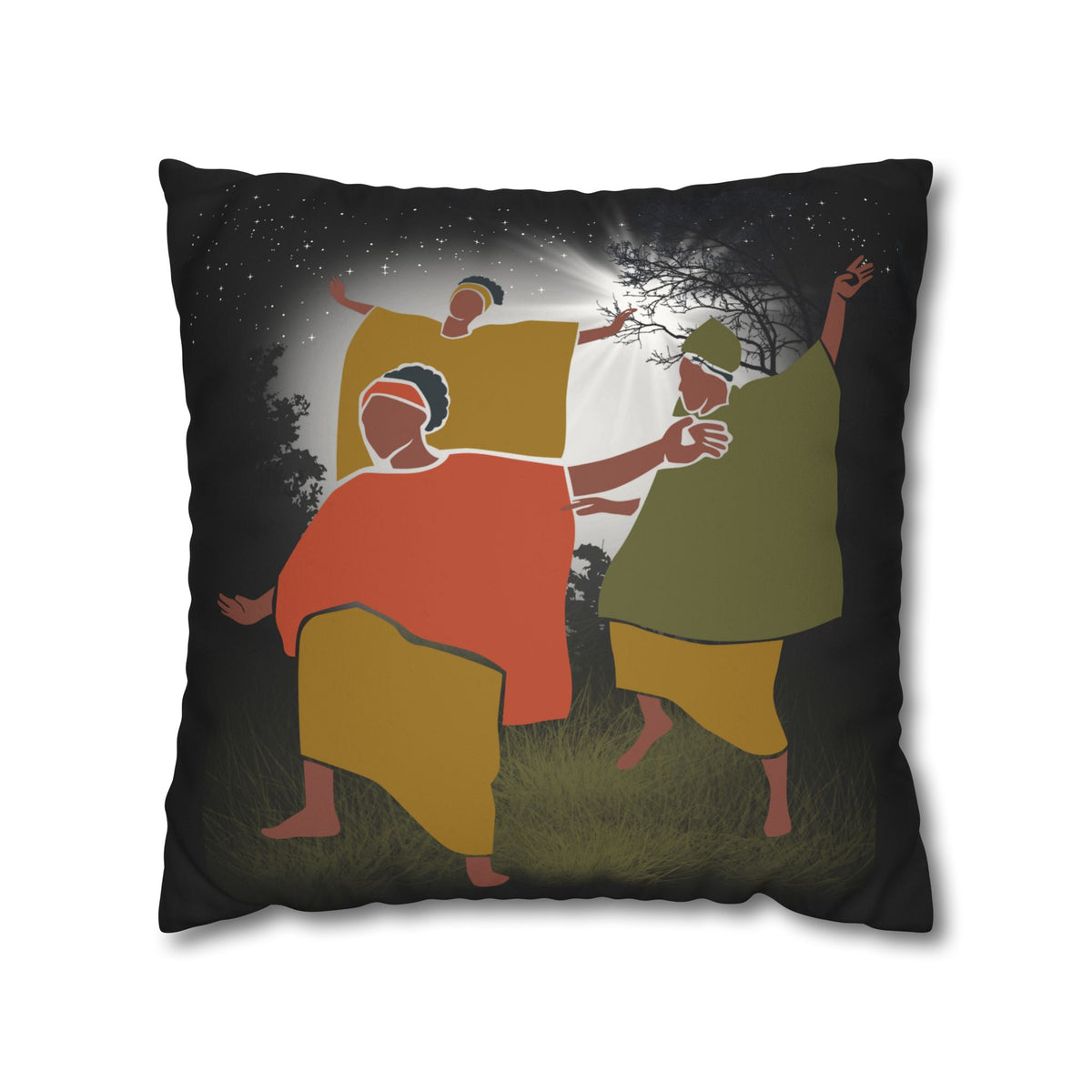 Faux Suede Square Pillowcase