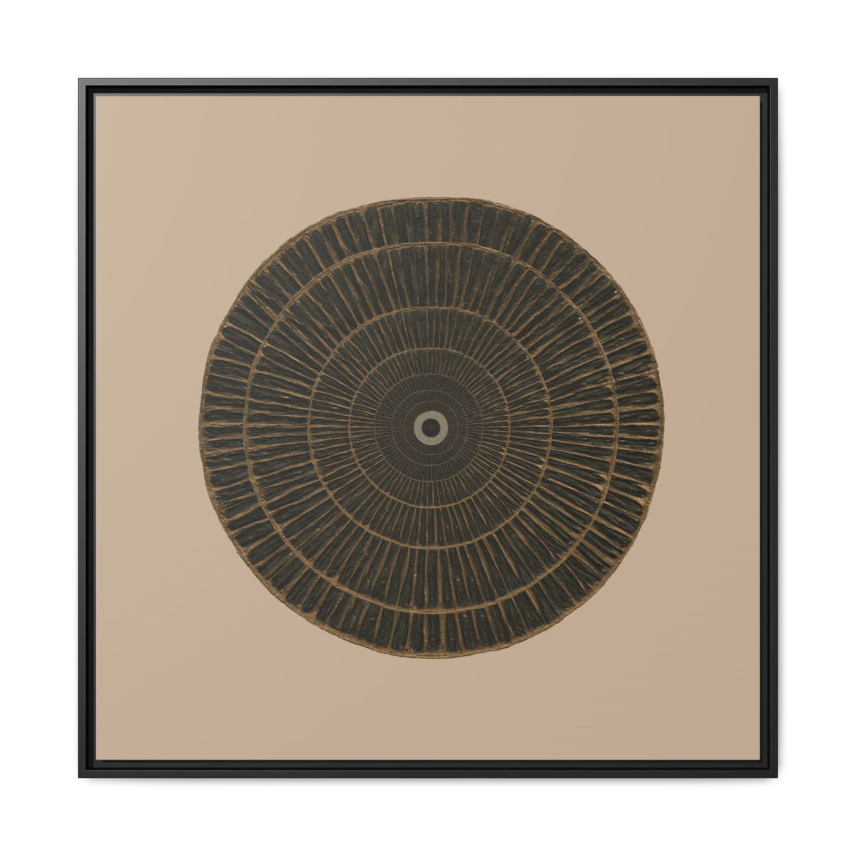 Wood Grain Mandala  Canvas