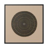 Wood Grain Mandala  Canvas