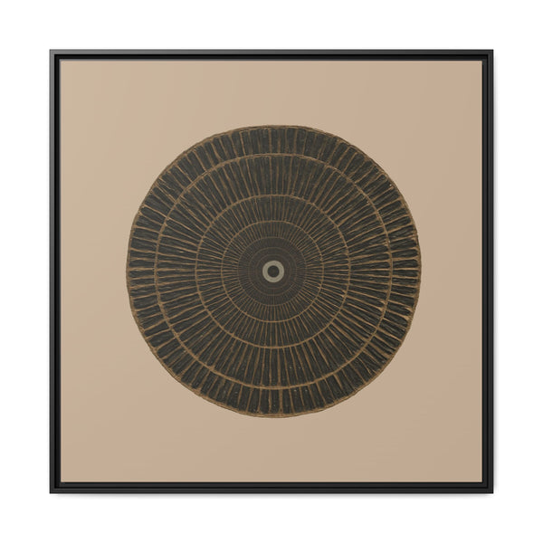 Wood Grain Mandala  Canvas