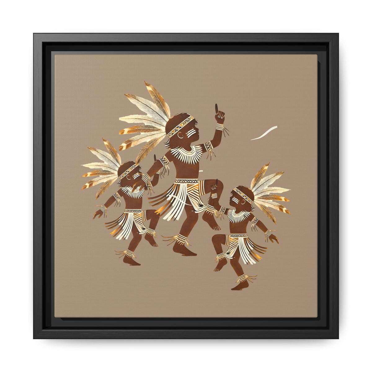 Tribal Fluid  Wall Art - Framed