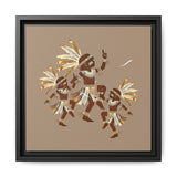 Tribal Fluid  Wall Art - Framed