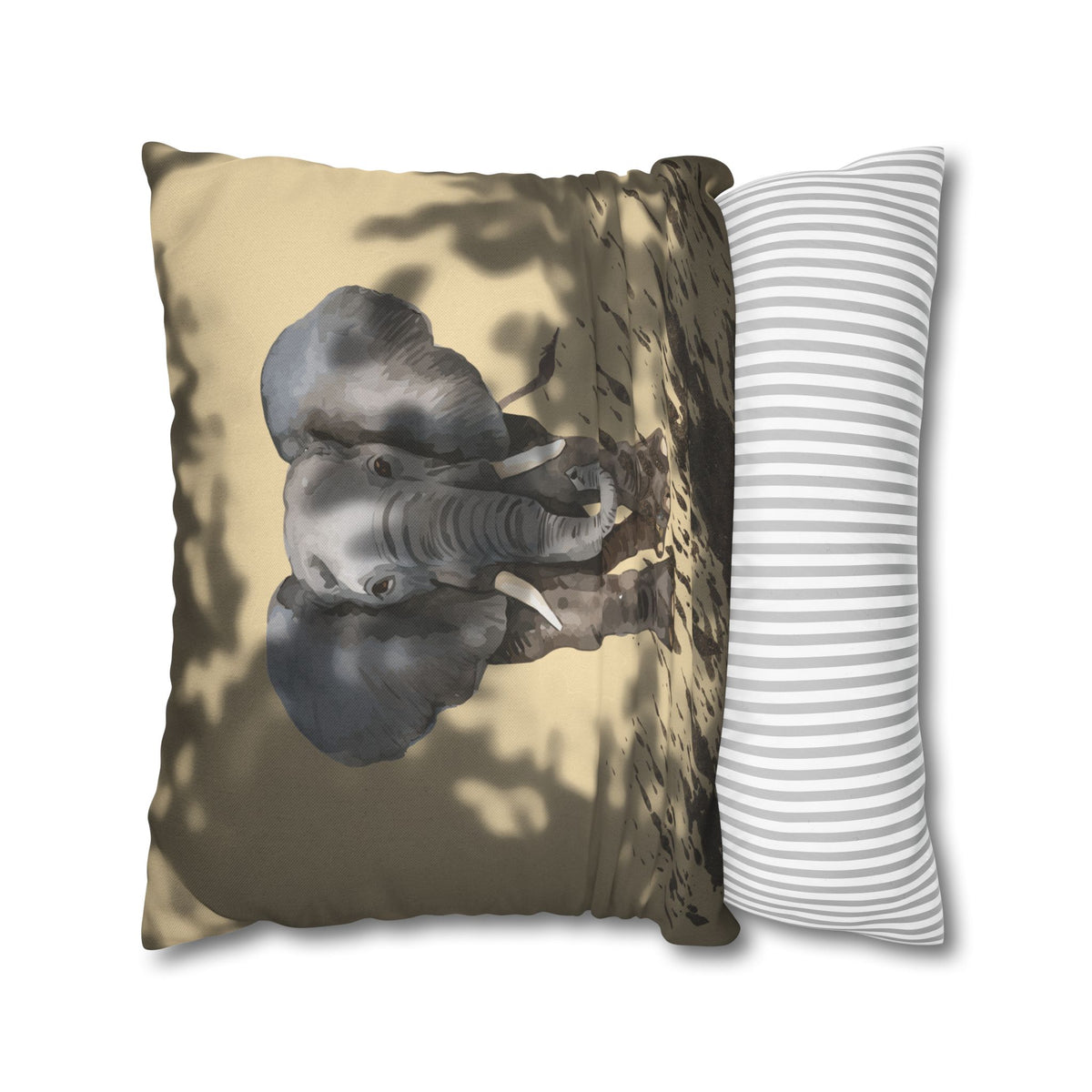 Quiet Strength Elephant Pillow Cover