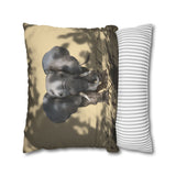 Quiet Strength Elephant Pillow Cover