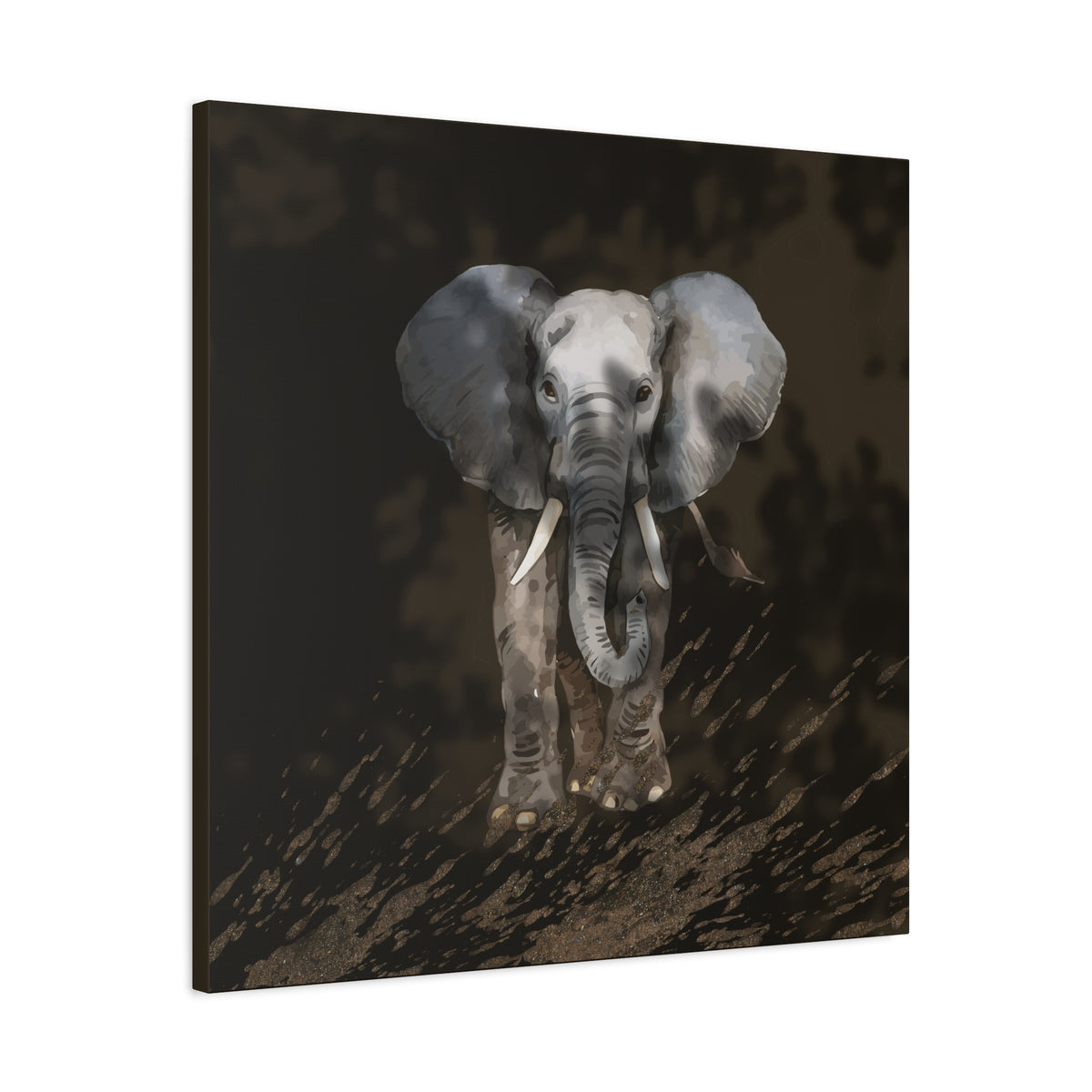 Quiet Strength Elephant Wall Art
