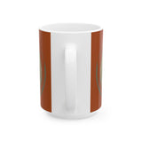 Earth Core - Earthy Brown Ceramic Coffee Cup
