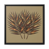 Desert Palm - Sunlit Fronds Wall Art (Framed)