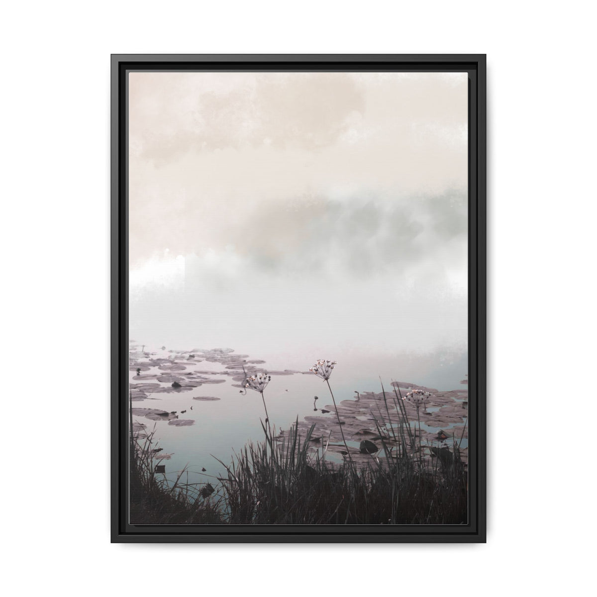 Serene Mist  Lakeside Wall Art