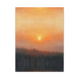 Sunrise Mist Matte Canvas Art