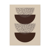 Grounded Rhythm Wall Art - Neutral Abstract Geometric Canvas