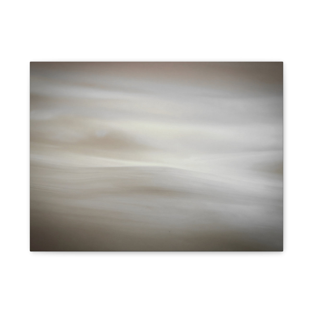 Neutral Abstract Seascape Canvas Print — Matte Stretched 1.25"