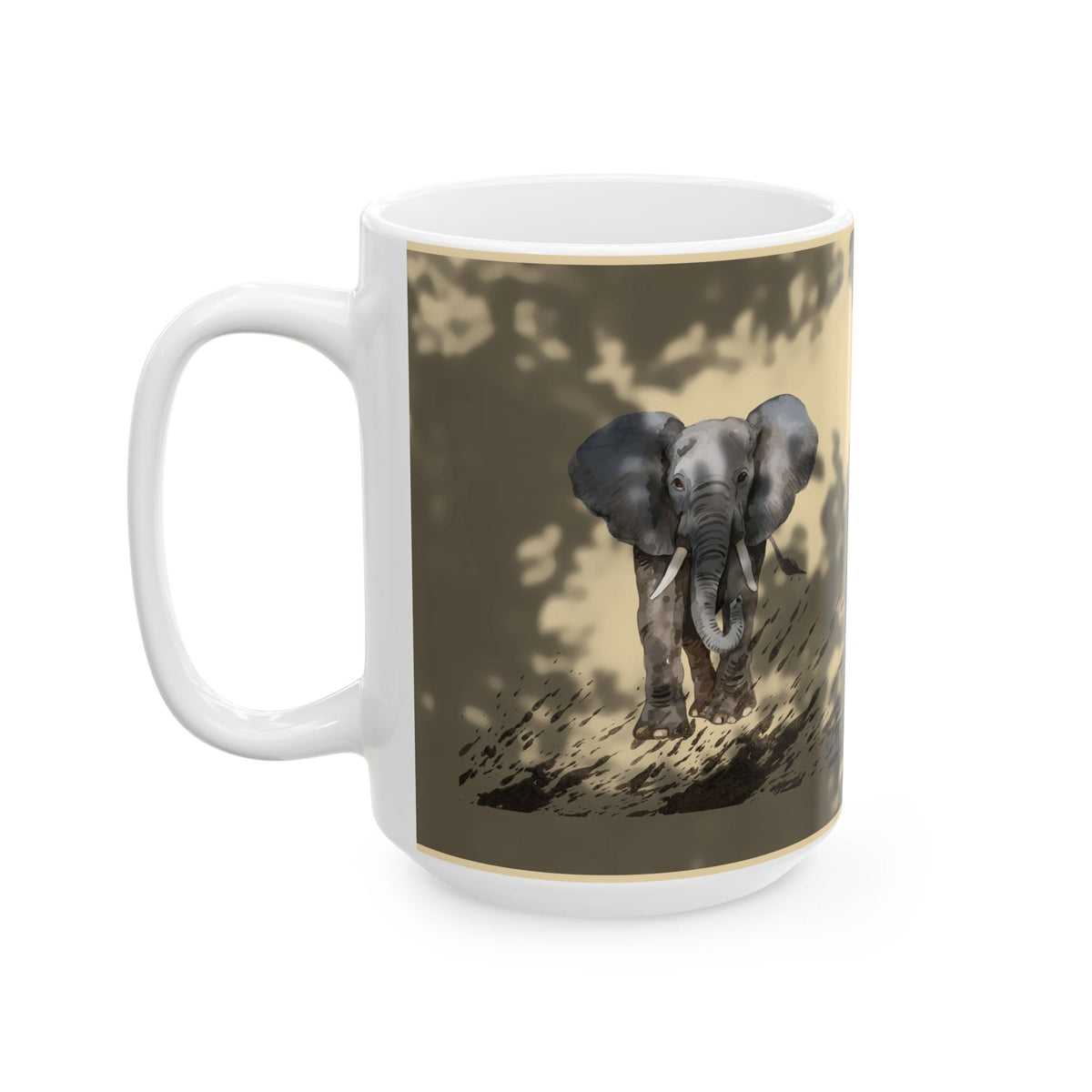 Quiet Strength Elephant Mug