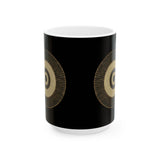 Centered Terrain - Morning Orbit Black Mug