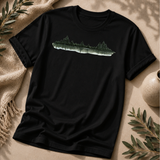 Misty Forest Lake Tee T-Shirt