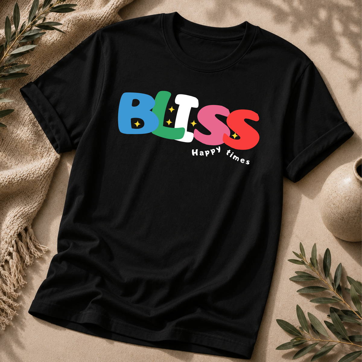 Bliss Black T-Shirt