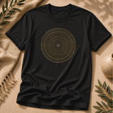 Wood Grain Mandala T‑Shirt
