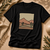 Desert Scene T‑Shirt — Southwestern Cactus Landscape Tee