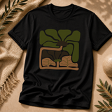 Rooted Canopy Graphic T-Shirt - Earthy Botanical Nature Tee