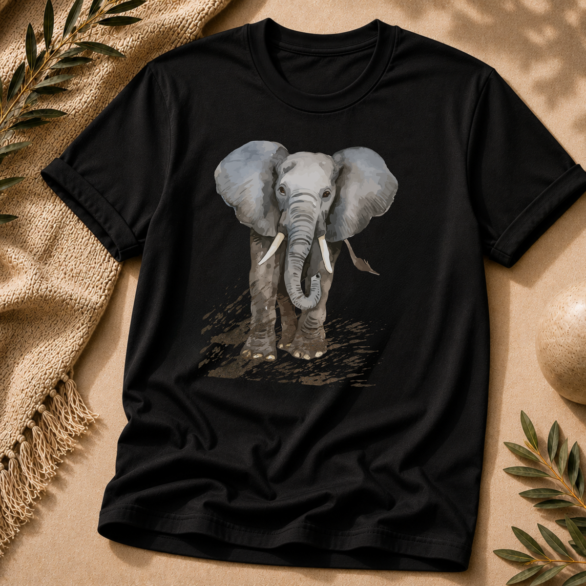 Quiet Strength Elephant Graphic Tee