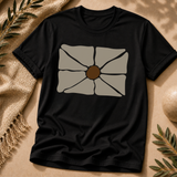Earthen Bloom Graphic T-Shirt - Organic Abstract Design