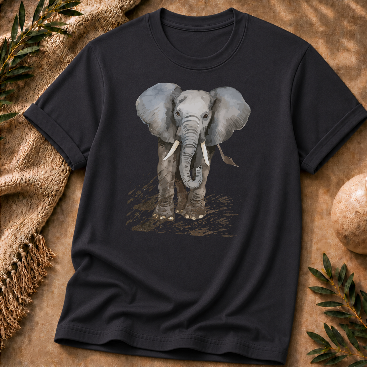 Quiet Strength Elephant Graphic Tee