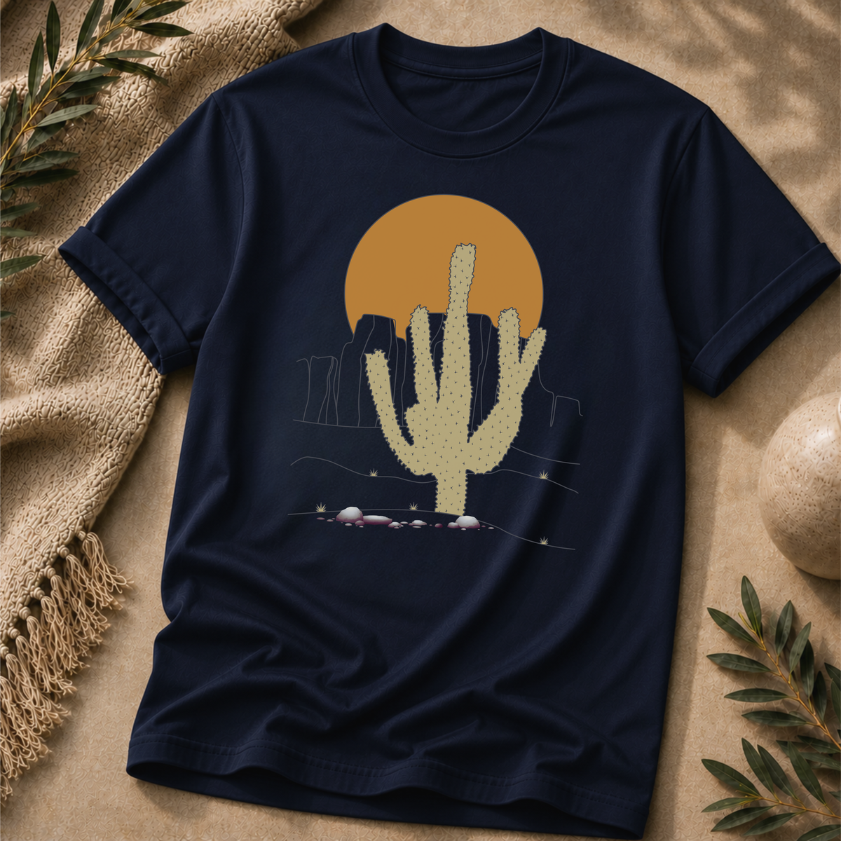 Desert Sunset Cactus Tee