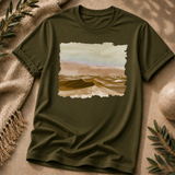 Desert Dunes Horizon Tee — Watercolor Landscape T-Shirt