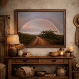 Road Beneath the Rainbow Matte Print
