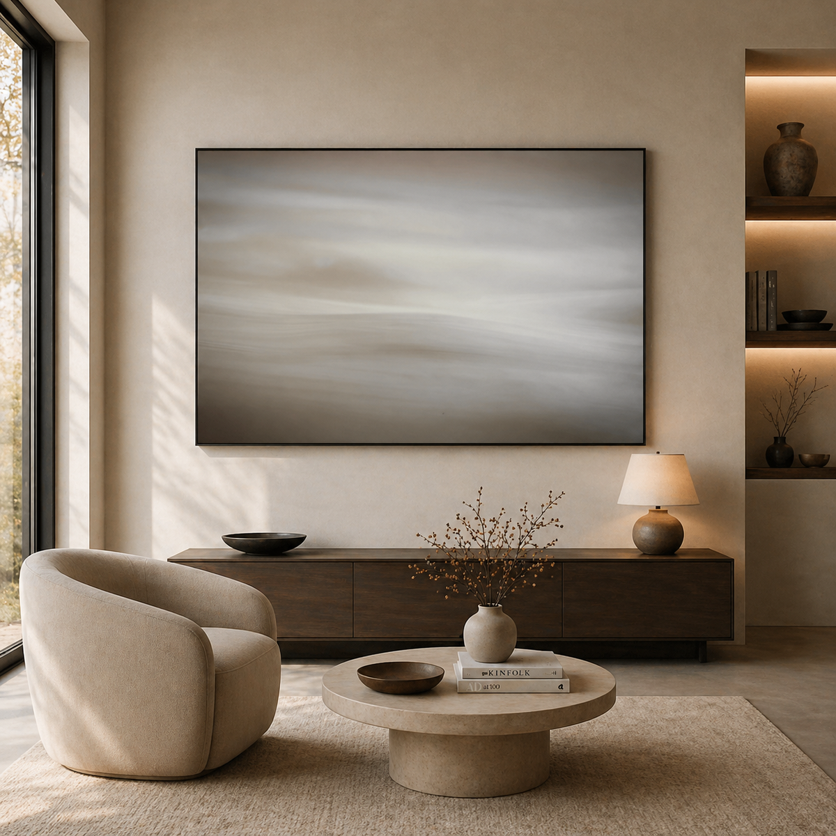 Abstract Fog Canvas Print