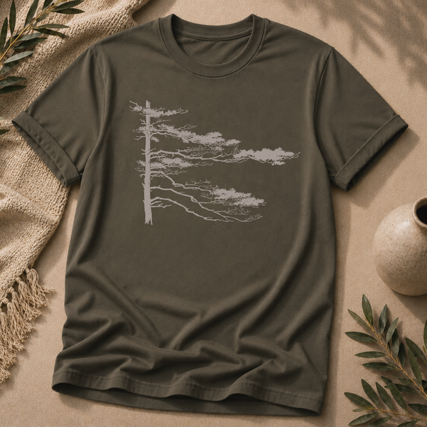 Serene Nature - Windblown Pine T-Shirt