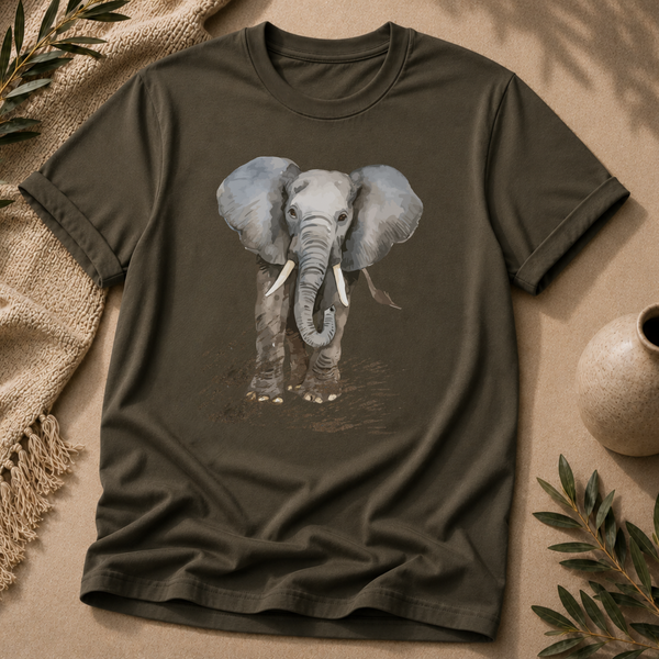 Quiet Strength Elephant Graphic Tee